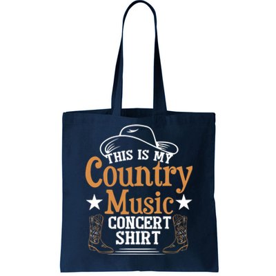 Funny Country Music Tote Bag