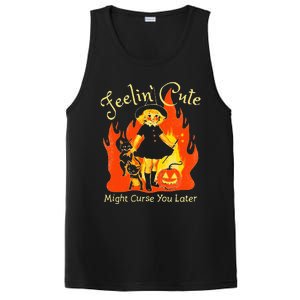 Feeling Cute Might Curse You Later Cute Witch PosiCharge Competitor Tank