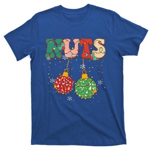 Funny Christmas Matching Couples Chest Nuts Ornaments T-Shirt