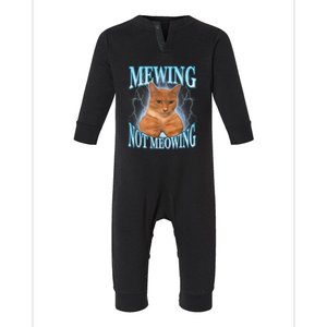 Funny Cat Meme Meowing Looks Max Meowing Infant Fleece One Piece