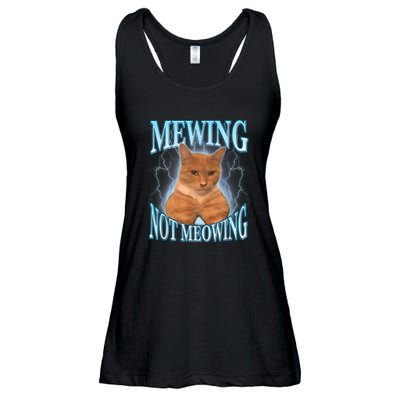 Funny Cat Meme Meowing Looks Max Meowing Ladies Essential Flowy Tank