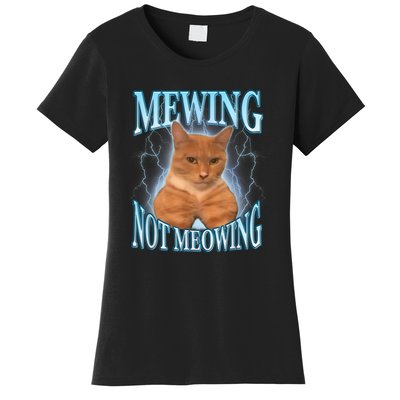 Funny Cat Meme Meowing Looks Max Meowing Women's T-Shirt