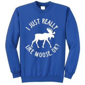 Funny Christmas Moose Gift Sweatshirt