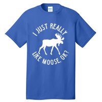 Funny Christmas Moose Gift Tall T-Shirt