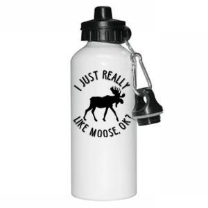 Funny Christmas Moose Gift Aluminum Water Bottle