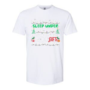 Funny Christmas Might As Well Sleep Under Tree Christmas Softstyle CVC T-Shirt