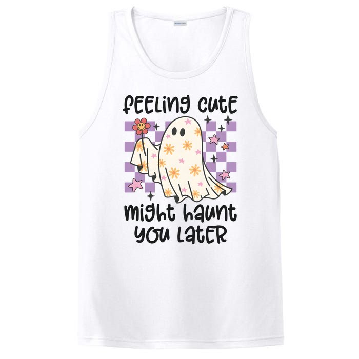 Feeling Cute Might Haunt You Later Halloween PosiCharge Competitor Tank