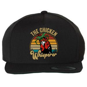 Funny Chicken Mom Chicken Whisperer Mama Hen Farm Gift Wool Snapback Cap