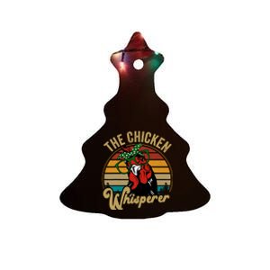 Funny Chicken Mom Chicken Whisperer Mama Hen Farm Gift Ceramic Tree Ornament