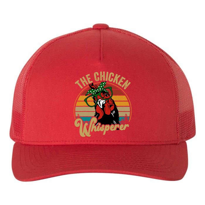 Funny Chicken Mom Chicken Whisperer Mama Hen Farm Gift Yupoong Adult 5-Panel Trucker Hat