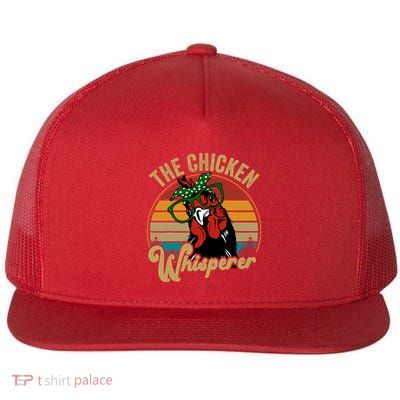 Funny Chicken Mom Chicken Whisperer Mama Hen Farm Gift Flat Bill Trucker Hat