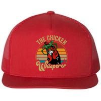 Funny Chicken Mom Chicken Whisperer Mama Hen Farm Gift Flat Bill Trucker Hat