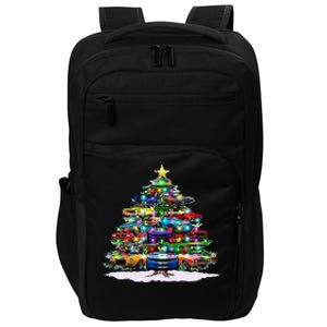 Funny Christmas Muscle Car Christmas Tree Impact Tech Backpack