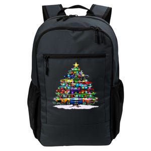 Funny Christmas Muscle Car Christmas Tree Daily Commute Backpack