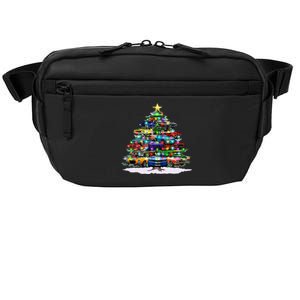 Funny Christmas Muscle Car Christmas Tree Crossbody Pack