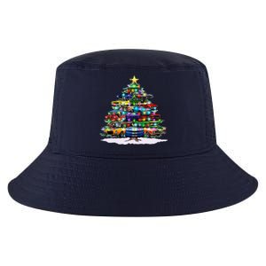 Funny Christmas Muscle Car Christmas Tree Cool Comfort Performance Bucket Hat