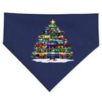 Funny Christmas Muscle Car Christmas Tree USA-Made Doggie Bandana