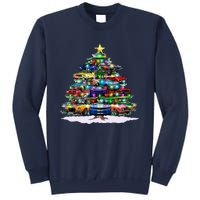 Funny Christmas Muscle Car Christmas Tree Sweatshirt