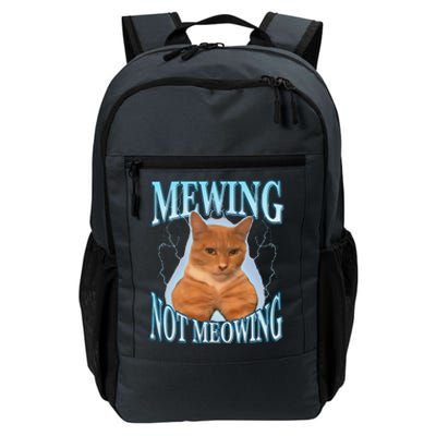 Funny Cat Meme Mewing Looksmax Meowing Cat Trend Daily Commute Backpack