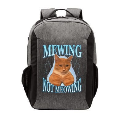 Funny Cat Meme Mewing Looksmax Meowing Cat Trend Vector Backpack