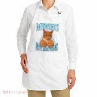 Funny Cat Meme Mewing Looksmax Meowing Cat Trend Apron