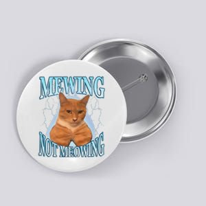 Funny Cat Meme Mewing Looksmax Meowing Cat Trend Button