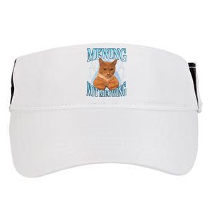 Funny Cat Meme Mewing Looksmax Meowing Cat Trend Adult Drive Performance Visor