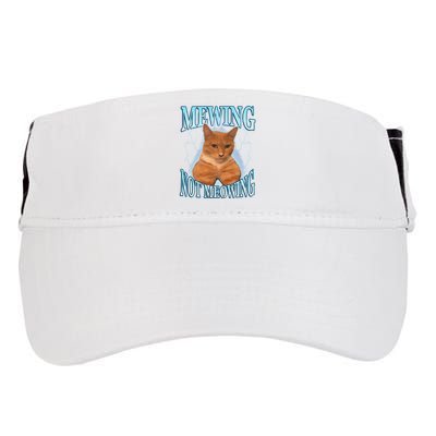 Funny Cat Meme Mewing Looksmax Meowing Cat Trend Adult Drive Performance Visor