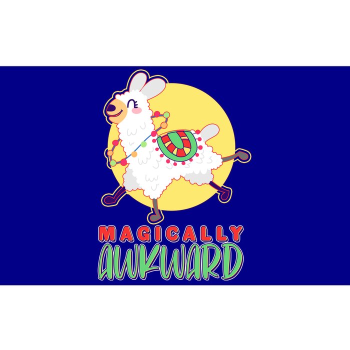 Funny Cute Magically Awkward Llama Alpaca Bumper Sticker