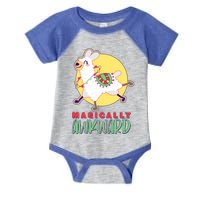 Funny Cute Magically Awkward Llama Alpaca Infant Baby Jersey Bodysuit