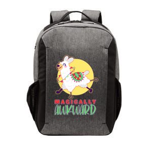 Funny Cute Magically Awkward Llama Alpaca Vector Backpack