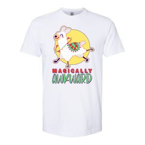 Funny Cute Magically Awkward Llama Alpaca Softstyle CVC T-Shirt