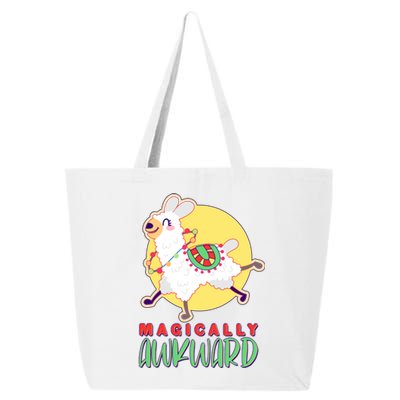 Funny Cute Magically Awkward Llama Alpaca 25L Jumbo Tote