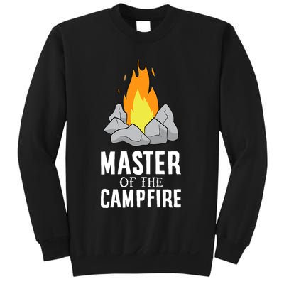 Funny Camping Master Of The Campfire Outdoor Camper Sweatshirt