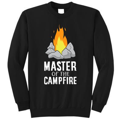 Funny Camping Master Of The Campfire Outdoor Camper Sweatshirt