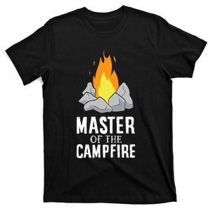 Funny Camping Master Of The Campfire Outdoor Camper T-Shirt