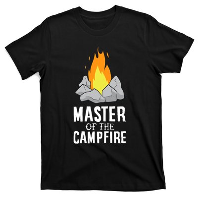 Funny Camping Master Of The Campfire Outdoor Camper T-Shirt