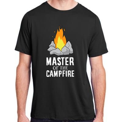 Funny Camping Master Of The Campfire Outdoor Camper Adult ChromaSoft Performance T-Shirt