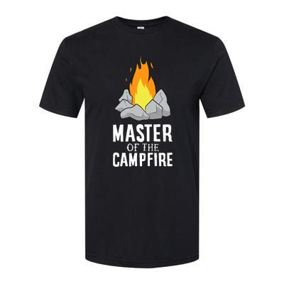 Funny Camping Master Of The Campfire Outdoor Camper Softstyle CVC T-Shirt