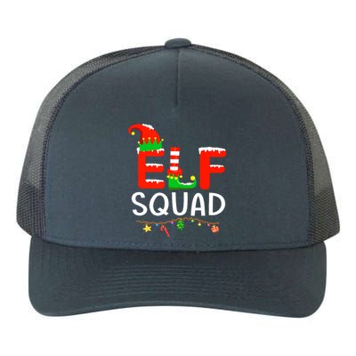 Family Christmas Matching Pajamas Xmas Elf Squad Gift Yupoong Adult 5-Panel Trucker Hat