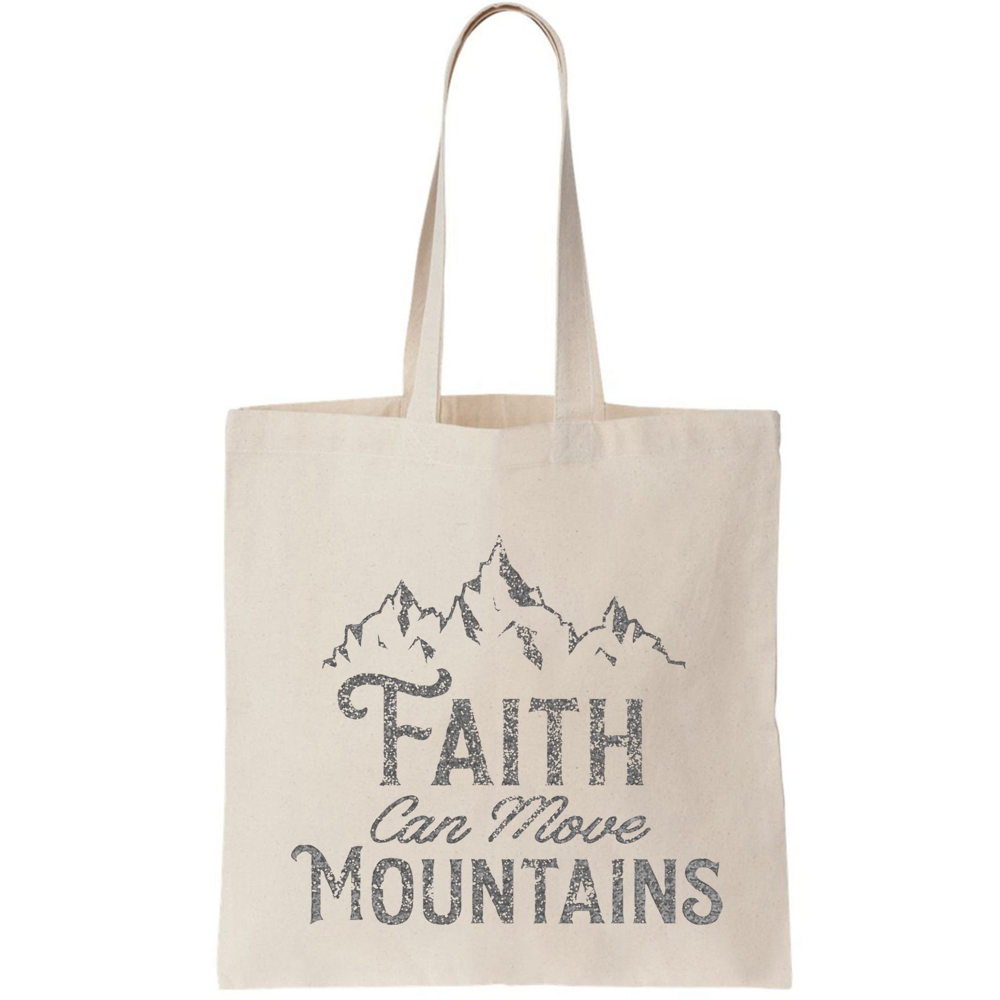 Faith Can Move Mountains Bible Verse Religious Bag