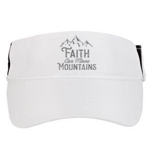 Faith Can Move Mountains Bible Verse Religious Adult Drive Performance Visor