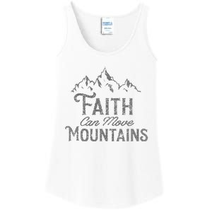 Faith Can Move Mountains Bible Verse Religious Ladies Essential Tank