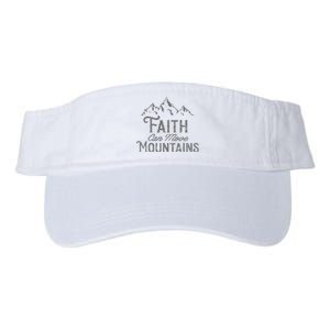 Faith Can Move Mountains Bible Verse Religious Valucap Bio-Washed Visor