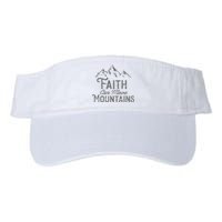 Faith Can Move Mountains Bible Verse Religious Valucap Bio-Washed Visor