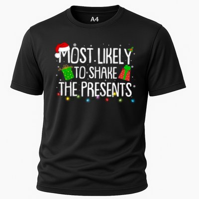 Funny Christmas Most Likely To Shake The Presents Performance Shirt