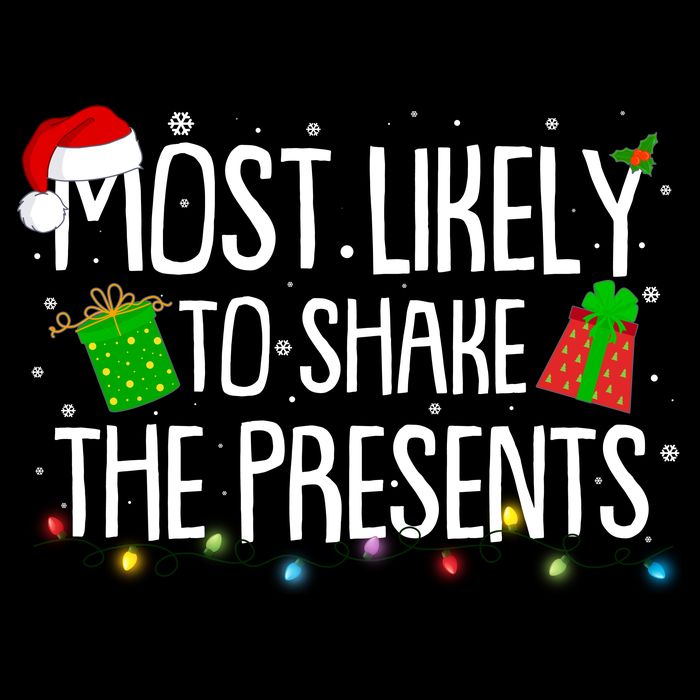 Funny Christmas Most Likely To Shake The Presents Impact Tech Backpack