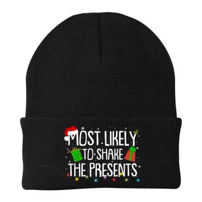 Funny Christmas Most Likely To Shake The Presents Beanie