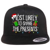 Funny Christmas Most Likely To Shake The Presents Flatbill Hat