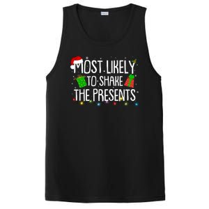 Funny Christmas Most Likely To Shake The Presents PosiCharge Competitor Tank